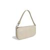 By Far Rachel Solid Color Crocodile Embossed Zipper Closure Leather Underarm Bag Baguette Handheld Shoulder Bag Regular Women Bags 18FWRCLSCEDMED