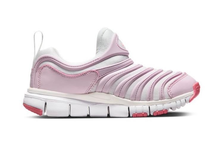 Nike Dynamo Free Caterpillar Cushioning Abrasion Resistant Support Low Top Kids Lifestyle Shoes Pink Kids' 343738-100