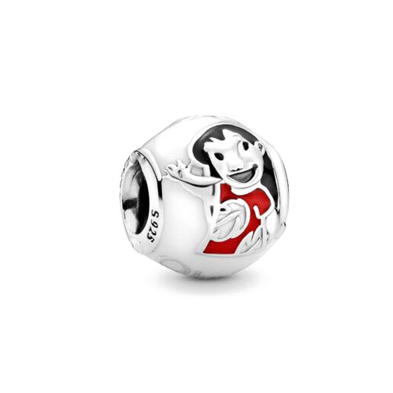 New Original Copper Plated Herocross Safety Chain Charms Pendant Cartoon Bead Fit Panloras Bracelet Women Diy Jewelry