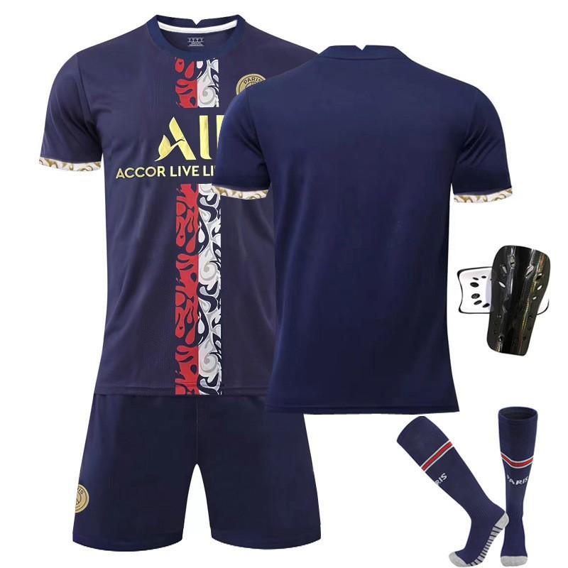 22-23 New Paris Home No. 30 7 Mbappe 10 Neymar Jersey Set Football Quick Dry