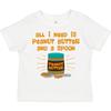 Inktastic Peanut Butter Spoon Toddler T-Shirt I Love Funny All Need Fixes Child