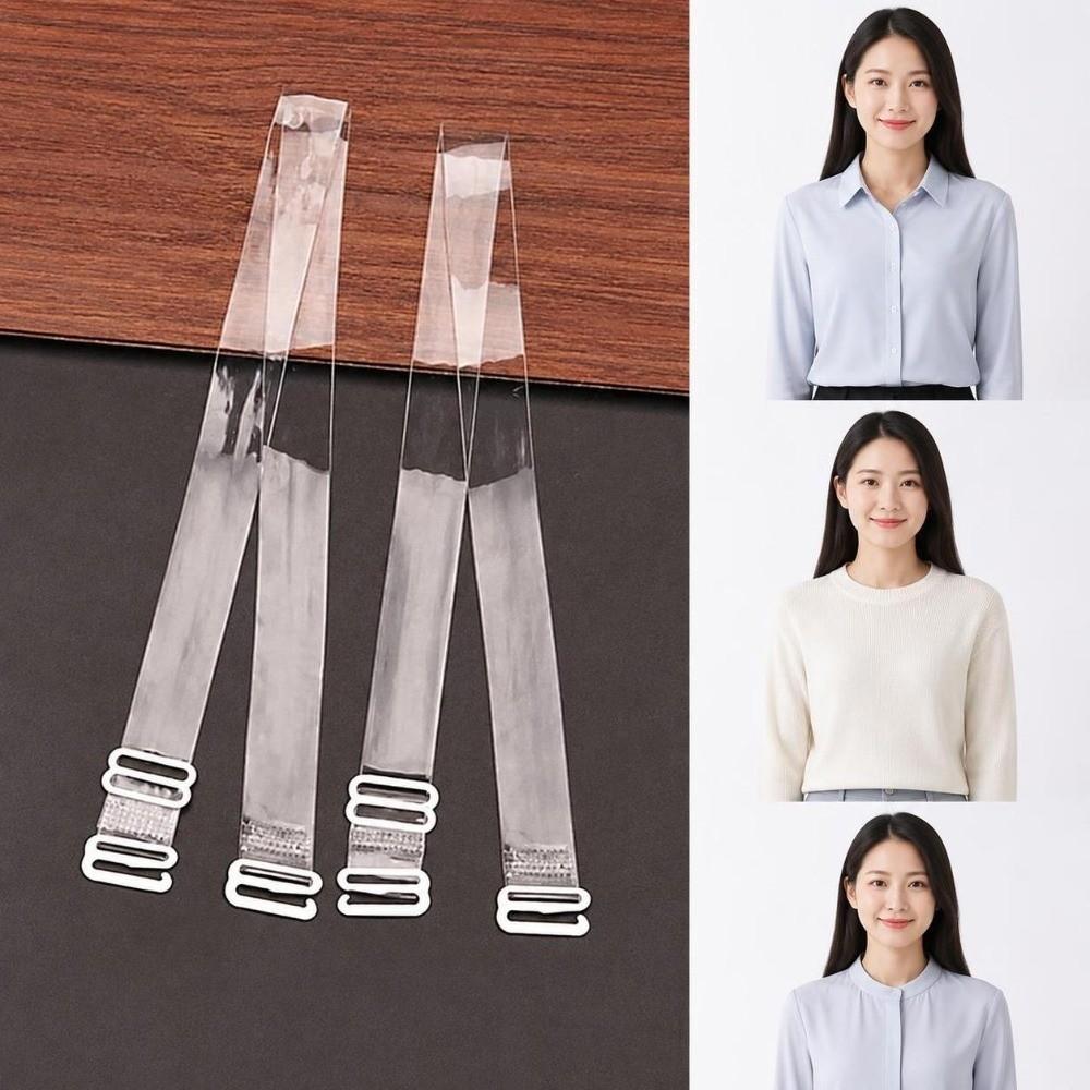 Invisible Bra Straps Transparent Shoulder Strap Sexy Off-the-shoulder Underwear Strap Tops