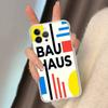 Abstract B-Bauhaus Geometric Art Transparent Phone Case For IPhone 16 15 14 13 12 11 Pro Max Plus Soft Cover