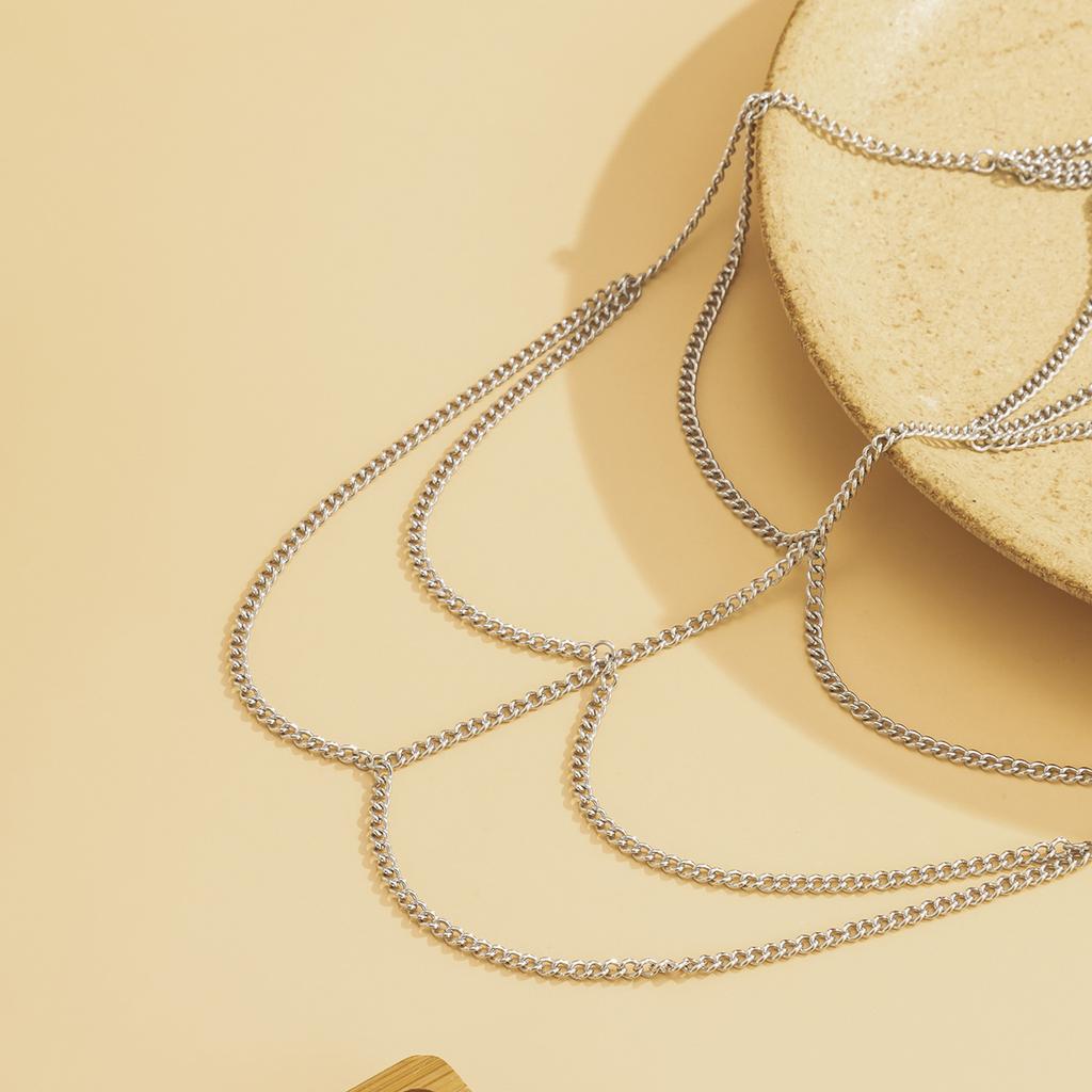 Accessories, Personalized Chain Tassel Shoulder Chain Jewelry Women, Punk Geometric U-Arm Chain Bracelet Women