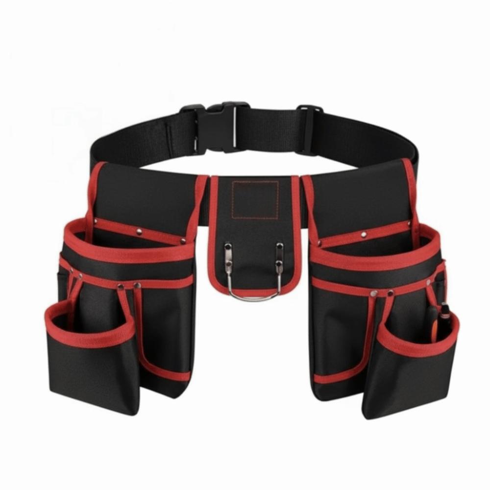 26-Strap Design Magnetic Tool Belt Magnetic Tool Holder Detachable Waist Pouch Woodworking