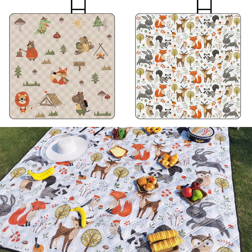 Oxford Cloth With Multiple Patterns Light And Comfortable Picnic Cloth Camping Mat Outdoor Beach Mat