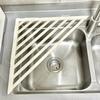 Rustproof Kitchen Sink Organizer Roll Up Sink Drainer Multipurpose Foldable Drain Rack  Sink Corner