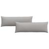 Sofa Cushions 2 Pcs Cloud Grey 120 X 40 Cm Fabric