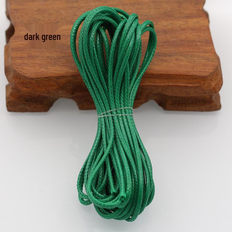 Korean Wax Cord for DIY Jewelry: 2.0MM Snake Pattern Leather Rope for Bracelet & Necklace Weaving