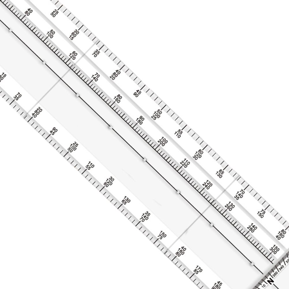 CNP-3 Professional Slide Rule for Air Navigation Angle Measurement Distance Estimation Scale Conversion 38.1x7cm