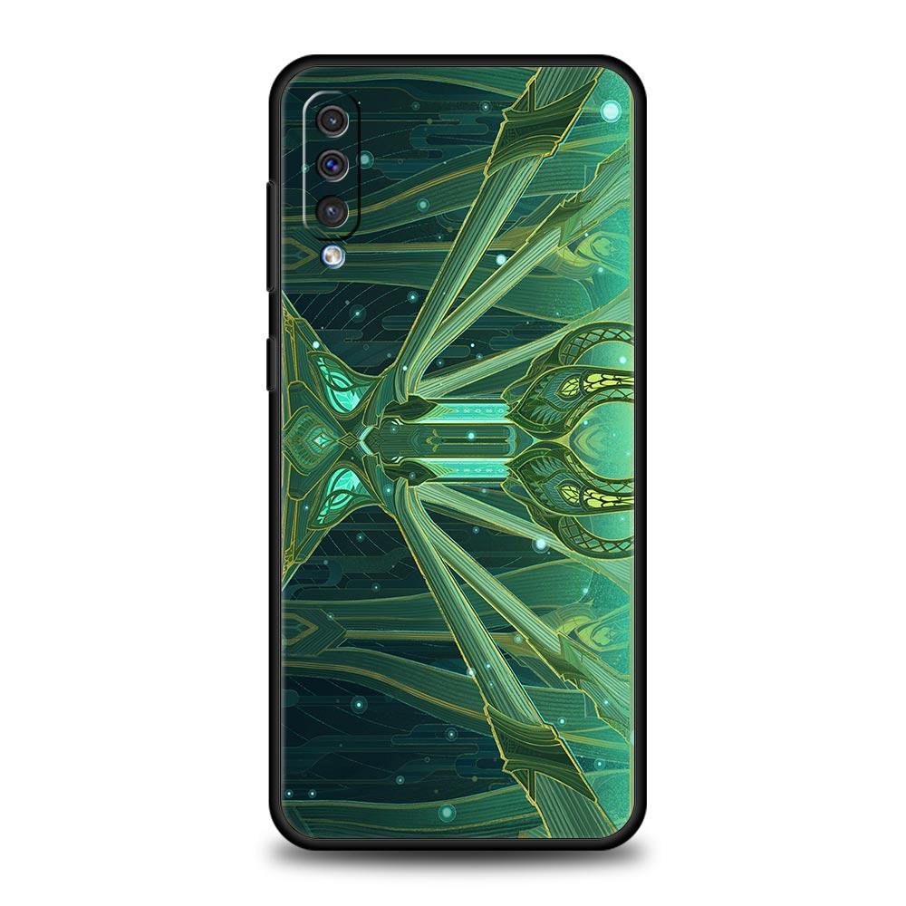 Etui na telefon Genshin Impact landscape do Samsung A54 A52 A14 A50 A70 A10 A30 A40 A20S A20E A02S A12 A22 A34 A42 A32 5G A04s
