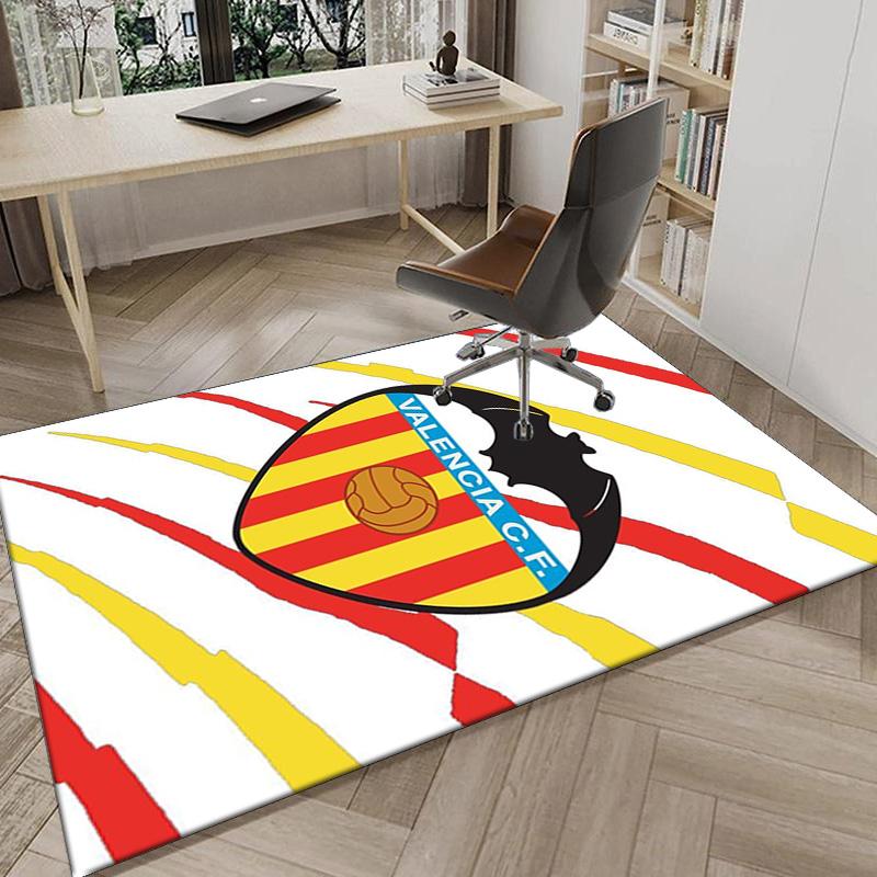 Valencia Cf Crest Design Area Rug for Office, Chair Rug, Decorative Carpet Livingroom Mat, Large Size Fan gifts Christmas gifts