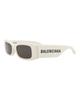 Balenciaga Sunglasses BB0260S 003 Women's White/Gray