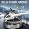 Car Air Freshener Car Aromatherapy Diffuser Portable Solar Powered Rotating Helicopter Design Diffuser with Plant Extract Scent