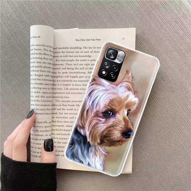 Yorkshire terrier dog Phone Case For Xiaomi Poco X4 F4 GT X3 NFC X5 X6 X7 Pro 5G M5 M5S M3 F5 Mi F6 F3 F2 F1 Cover Coque Fundas