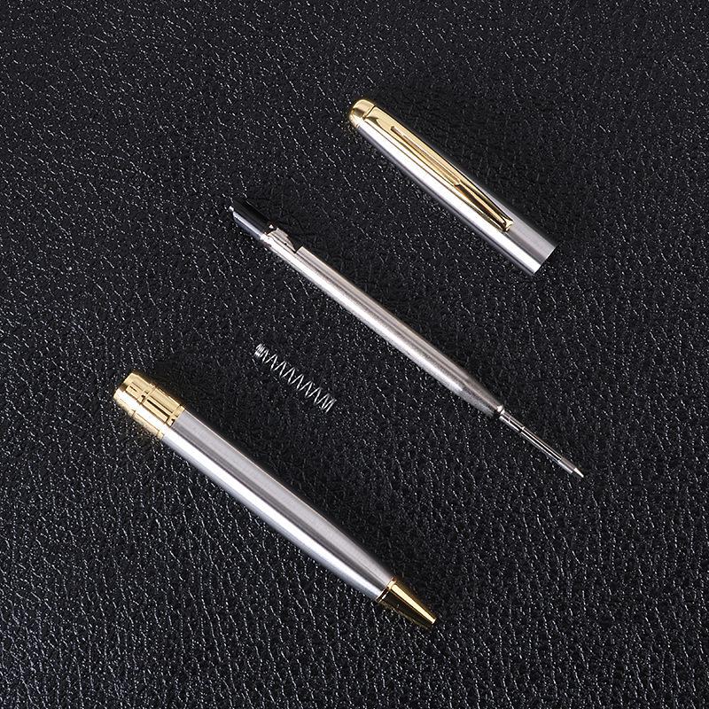 Laser Engraved Metal Rotating Ballpoint Pen - Personalized Business Gift Pen