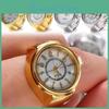 Quartz Finger Watch Punk Retro Ring For Women Men Couple Rings Digital Watches Elastic Stretchy Finger Band Rings Clock