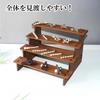 Hyack Market Display Fixtures, Wooden Tabletop Display Stand, Tiered Display Stand, Display Shelf (Five Tiers)