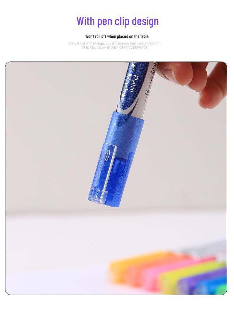 Biaodian Acrylic Marker Set: Quick-Drying, Kid-Friendly Watercolor Pens for Drawing and Hand Painting