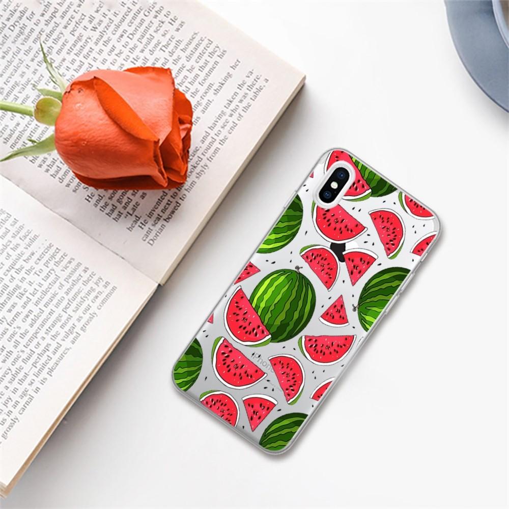 Watermelon Pattern Phone Case for iPhone 16 15 8 7 6 6S Plus X SE XR XS 14 11 12 13 Mini Pro Max Mobile Case