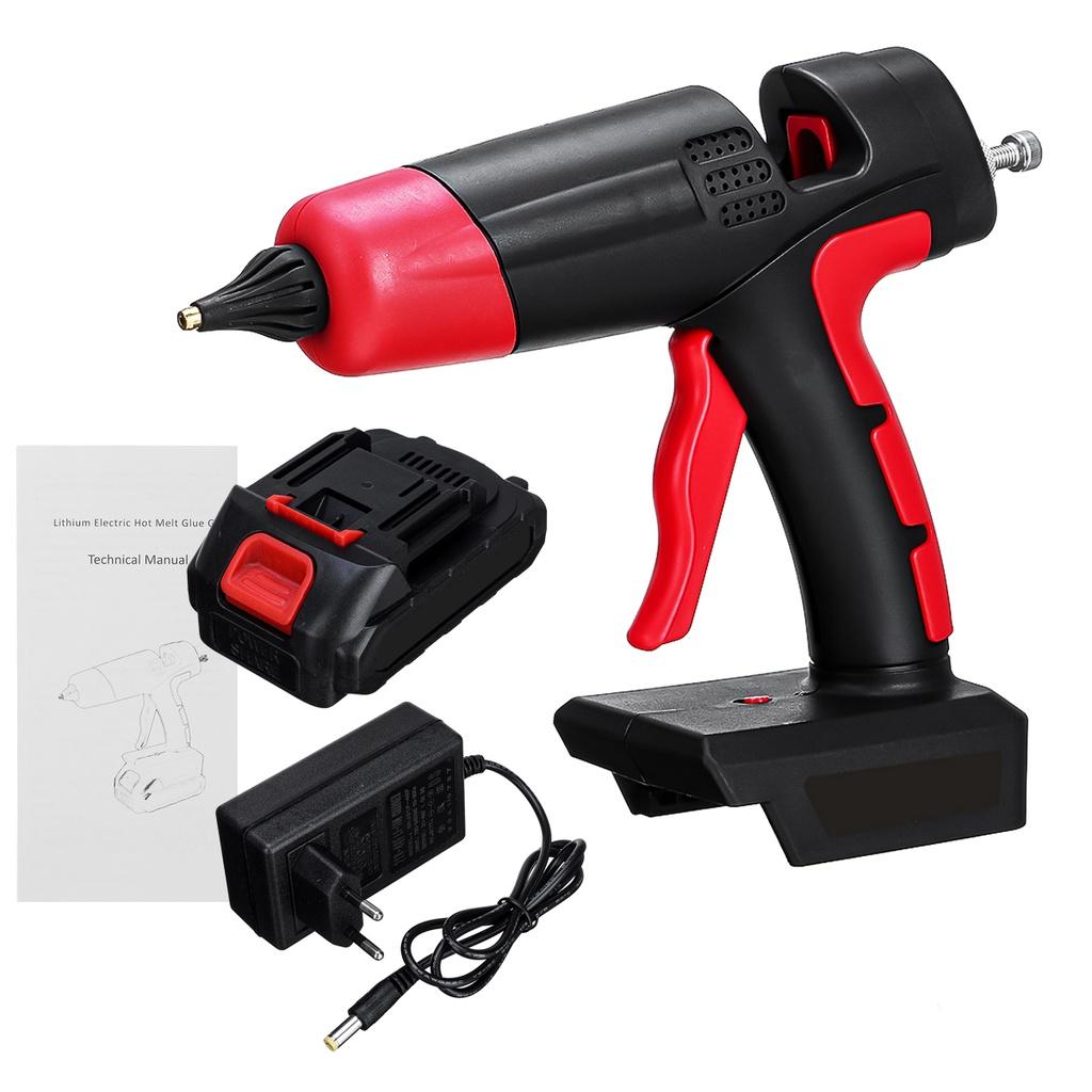 Rechargeable Cordless Hot Melt Glue Gun Li-ion Battery For 11mm Glue Stick Home DIY Repair Tool For Battery 1000W