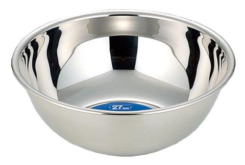 Yoshikawa Mizureed II Bowl, Silver, 27cm, 18-8 Stainless Steel, SH8533