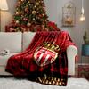 Custom Name Monaco Crest Emblem Blanket Bedding Blanket for Women Men, Soft Throw Blankets for Couch,Bed, Picnic, Christmas Gifts