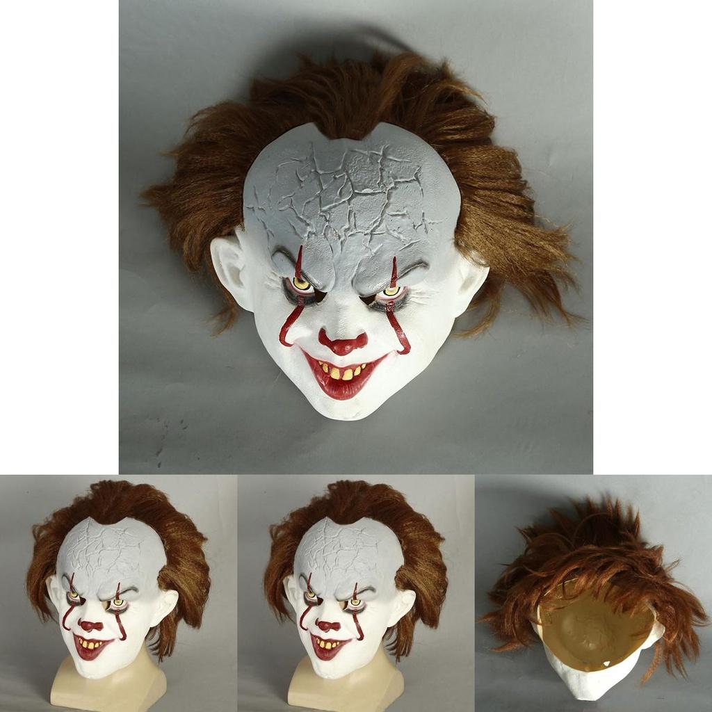 Authentic Stephen King's It Pennywise Latex Mask Perfect For Halloween Cosplay Events