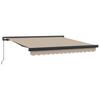 Retractable Awning Beige 300 X 250 Cm Linen and Aluminum