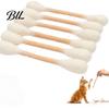 Indoor Cat Entertainment Toy 6Pcs Giant Swab Toys Soft Catnip Kick Boredom Relief Kitty Kicker Sticks for Kitten Teething Relieves Anxiety And
