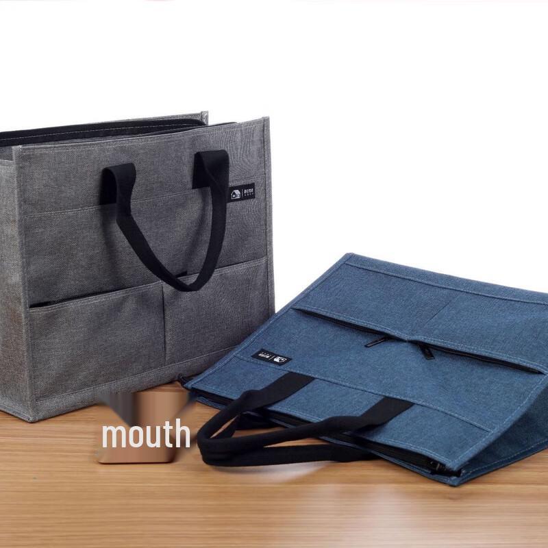 Large Capacity Canvas File Tote Bag