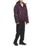 Adidas Windbreaker Jackets Unisex Dark Red Hooded KT4971