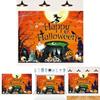 Other Brand Halloween Background Cloth Banner Witch Castle Halloween Party Decoration Background Cloth For Photography