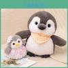 Penguin Plush Toy With Bowtie For Kids Cute Animal Stuffed Doll Gift For Children