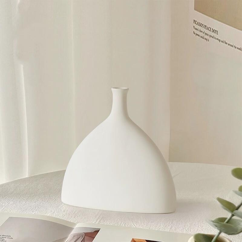 Plastic Fan-shaped Decorative Vase