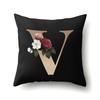 Polyester Pillowcase Home Car Decoration Printing Pillowcase 26 English Letter Cushion Cover