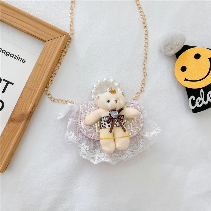 Child Girl Cartoon Animal Canvas Backpack With Breathable Material For Daily Use