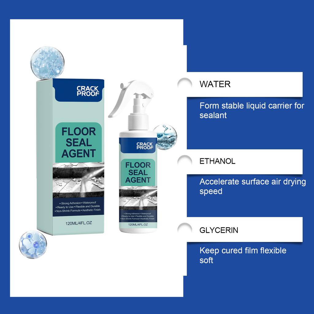 Scellant pour fissures de sol et de mur, Séchage rapide, 120 ml