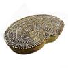 Brown Hand Carved Stamp Border Stamp Wooden Printing Block Textile Printing