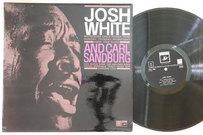 LP Record JOSH WHITE, CARL SANDBURG - Josh White And Carl Sandburg SOC988 SAGA SOC UK Blues Used