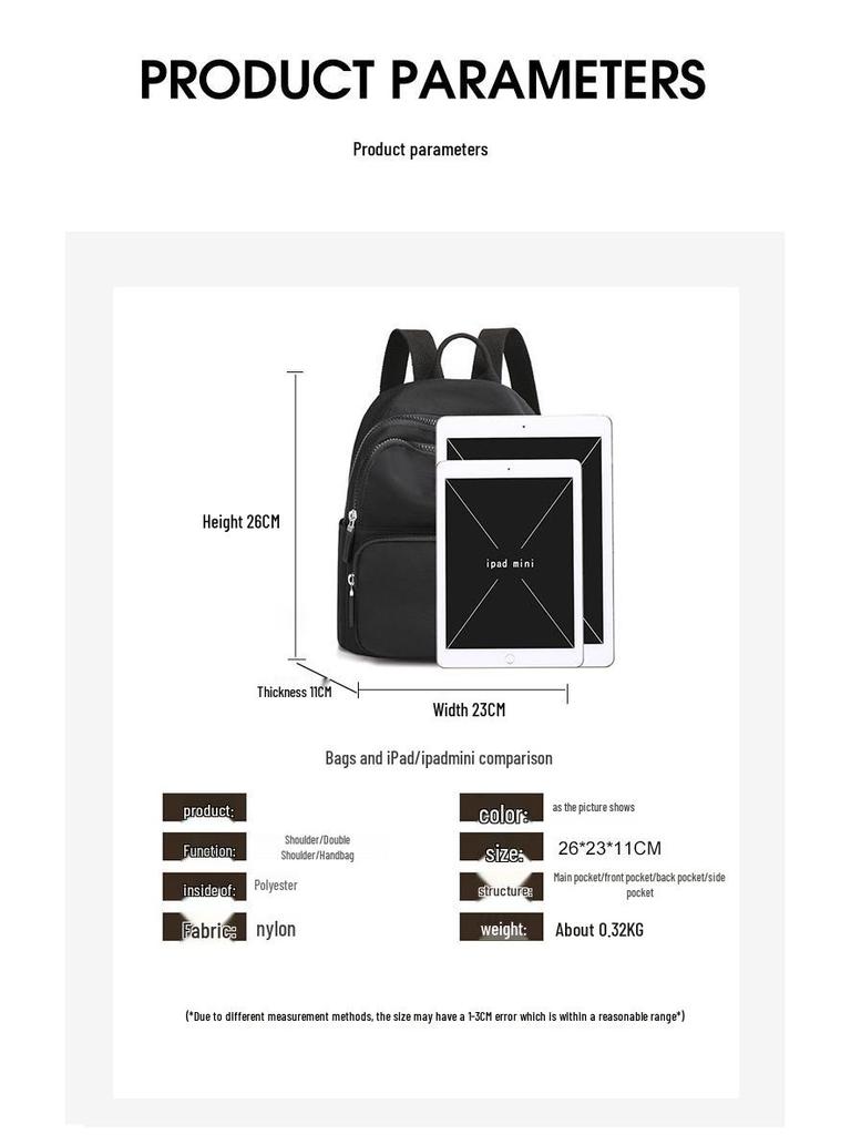 Women's Korean Style Large Capacity Backpack - Trendy Solid Color for College & Travel