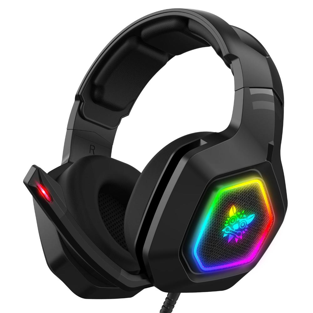 

ONIKUMA K10 Esports Earphones for Chicken Eating Games RGB Lights Wired Computer Headphones