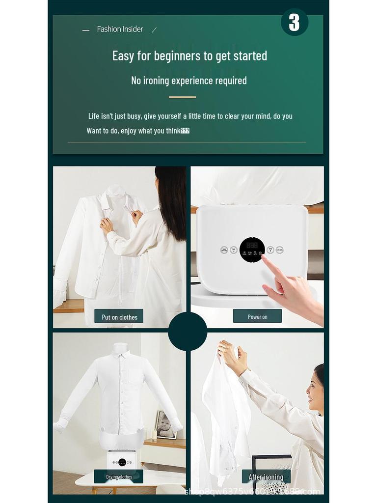 Germany 2026 Automatic Humanoid Ironing & Drying Machine - Clothes Steamer 