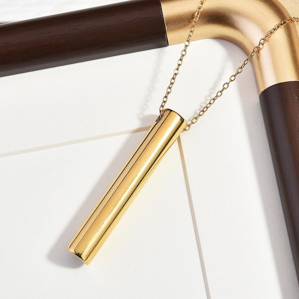 Stainless Steel Anti-Anxiety Mindfulness Meditation Whistle Necklace