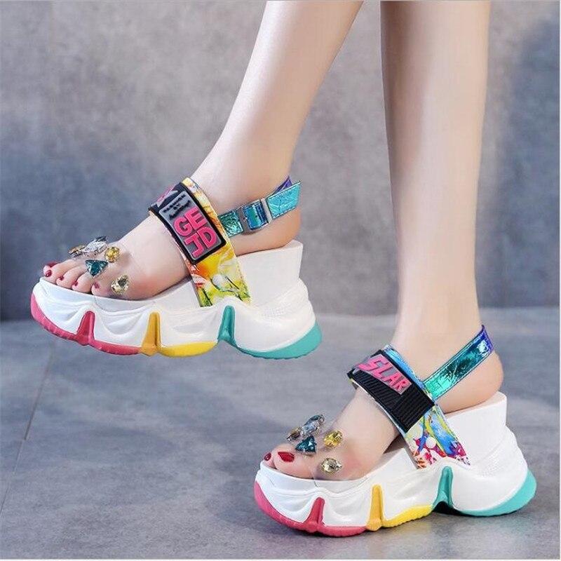 chunky platform wedges