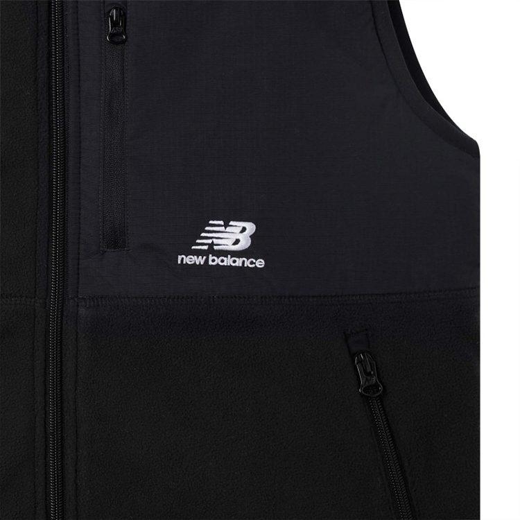 New Balance Vests Men's Black Stand Collar Moderate Other NJA35011-BK