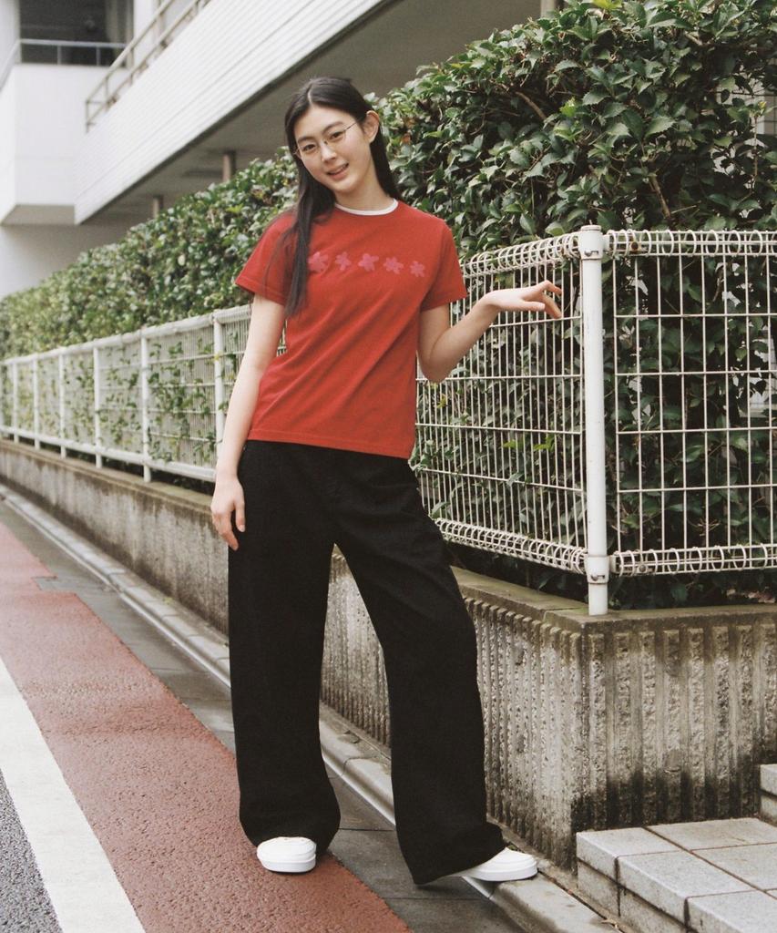 Ohesio Wide Star Cotton Pants (Black)