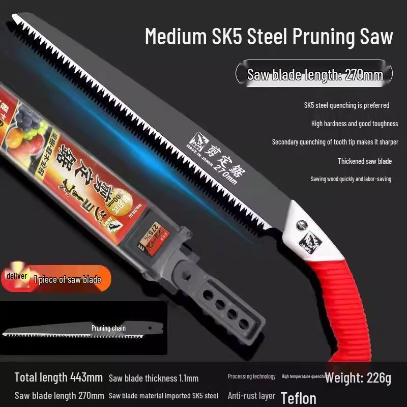 Japanese High Manganese Steel Sharp Hand Saw for Wood and Trees
