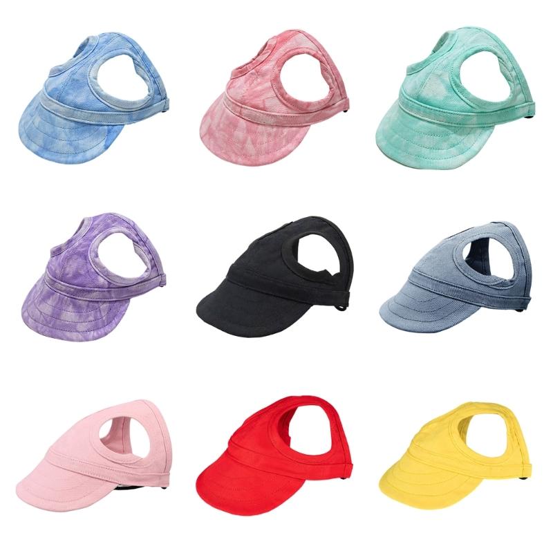 Cappellino Stiloso per Cane 4 Misure Disponibili Design Traspirante Cappellino Parasole per Animali Domestici Ideale per Passeggiate Quotidiane e Giochi Spiaggia