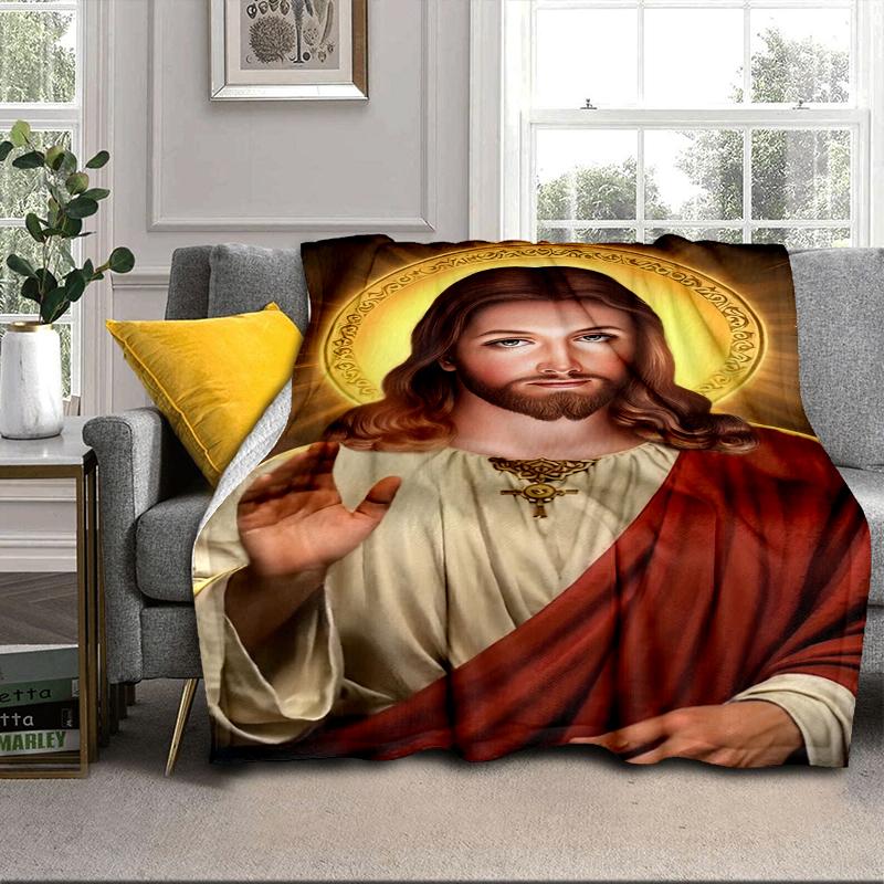 Sacred Heart Of Jesus Blanket Flannel Blanket Throw Blanket Sofa Cover Blanket Soft Premium Blanket Picnic Blanket Tv Blanket Gifts